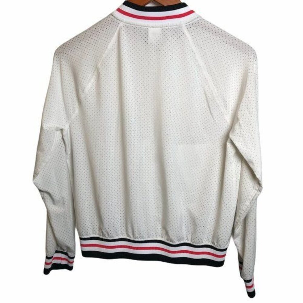 ZELLA White Mesh Bomber Jacket Kids XL (14-16) - Picture 2 of 4